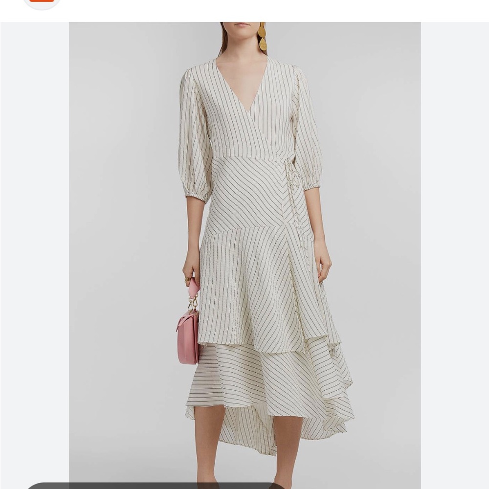 Ganni Silk Wilkie Dress